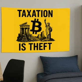'TAXATION IS THEFT' | Sarı Bayrak