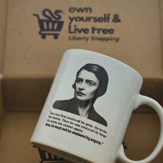 'AYN RAND' | Porselen Kupa