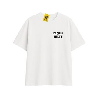 'JAVIER MILEI' | Oversize Beyaz Tişört