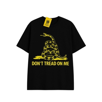 GADSDEN YILANLI 'DON'T TREAD ON ME' | Oversize Siyah Tişört