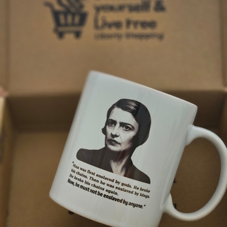 'AYN RAND' | Porselen Kupa