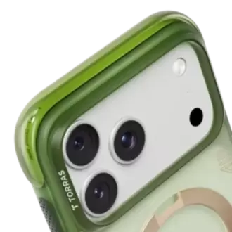 Torras Apple iPhone 17 Pro Max O Stand Spin Air Serisi Magsafe Kılıf - Yeşil 6938075605650