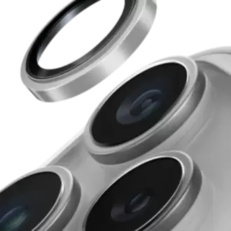 Uniq iPhone 17 Pro / 17 Pro Max Optix Çelik Çerçeveli Sapphire Kamera Lens Koruyucu