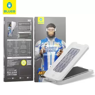 Blueo Anti-Reflective iPhone 15 Pro Uyumlu Uygulama Aparatlı Ekrandan Bile Daha Net Cam Ekran K
