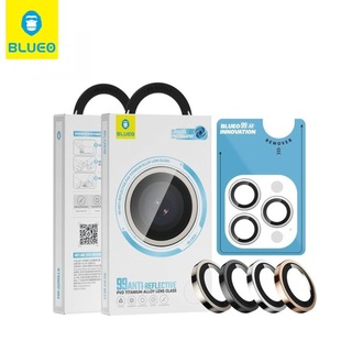 BLUEO 99 AR PVD Alloy iPhone 15 Pro / 16 Pro / 16 Pro Max %99 Işık Yansıma Önleyici  BLACK