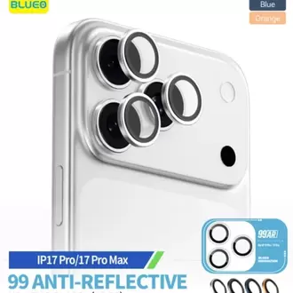 Blueo 99 AR Anti-Reflective % 99.99 Gerçek Sapphire Titanium Kasa iPhone 17 Pro / 17 Pro Max