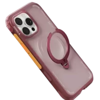 Torras Apple iPhone 16 Pro Max O Stand Spin Air Serisi Magsafe Kılıf - Kırmızı 6938075666446