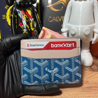 GOYARDINE CANVAS Premium Deri Kartlık