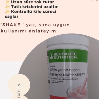 Herbalife Shake | Öğün Yerine Geçen Besleyici Karışım