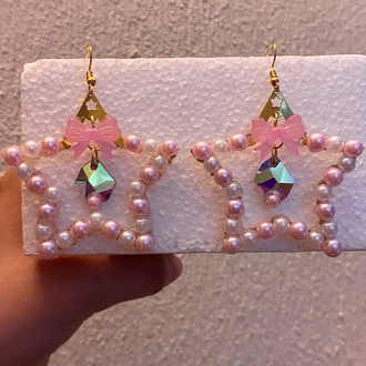 Pinkstar Küpe