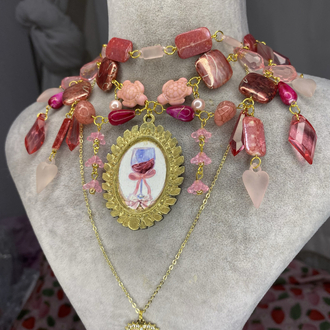 Cherry Rosette