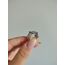 Zirkon Pembe Taş Yüzük / Silver
