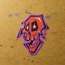 Mor Dikenli Kurukafa - Sticker