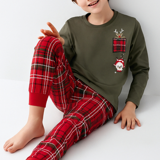Erkek çocuk pijama takımı