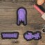 addams family 4 parçalı set
