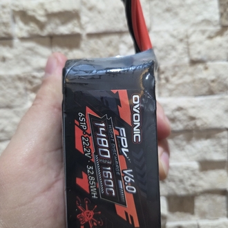 Ovonic 6S 1480mAh 160C 22.2V LiPo Battery