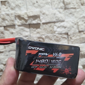 Ovonic 6S 1480mAh 160C 22.2V LiPo Battery