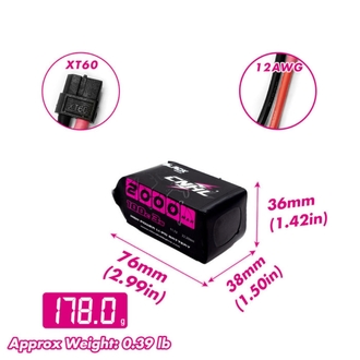 CNHL Black Series 2000mAh 11.1V 3S 100C