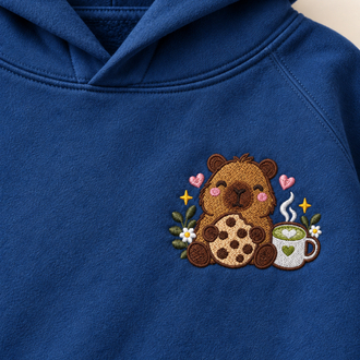 Capybara Matcha ve Cookie Sweatshirt (unisex)