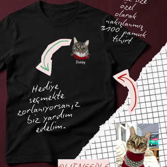 Evcil Hayvan Nakışlı T-shirt
