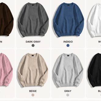 Evcil Hayvan Nakışlı Sweatshirt (kapüşonsuz)