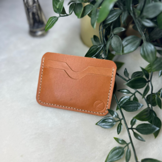 Clove Card Holder / Taba Vegetal Leather 