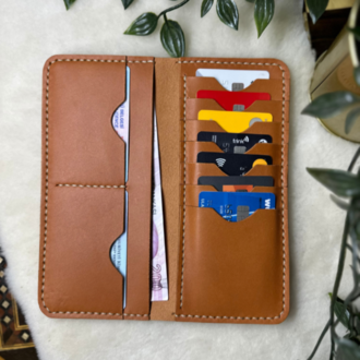 Lithe Long Wallet / Taba Vegetal Leather