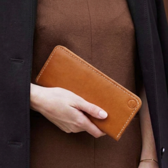 Lithe Long Wallet / Taba Vegetal Leather