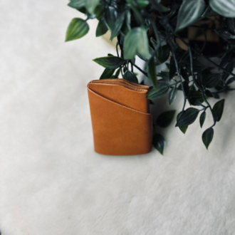 Motley Card Holder / Taba Vegetal Leather