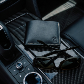 Mister Wallet / Siyah Vegetal Leather