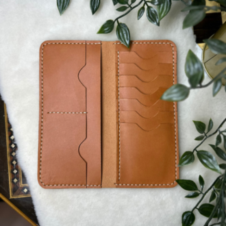 Lithe Long Wallet / Taba Vegetal Leather
