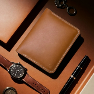 Plethora Pasaport Wallet / Taba Vegetal Leather