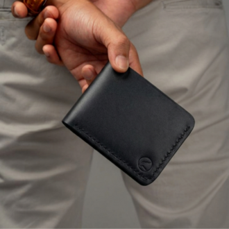 Mister Wallet / Siyah Vegetal Leather