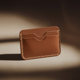 Clove Card Holder / Taba Vegetal Leather 
