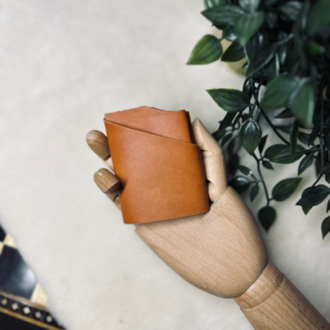 Motley Card Holder / Taba Vegetal Leather