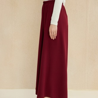 Pantolon Etek - Bordo