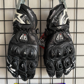 Alpinestars GP PRO R2 Bilekli Deri Eldiven Siyah