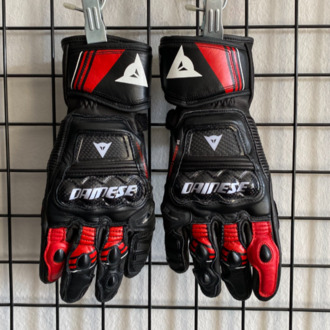 Dainese Druid 4 Lava Red Deri Eldiven 