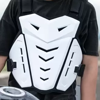 Beyaz Body Armor Tam Koruma | Göğüs | Sırt | Böbrek Korumalı 