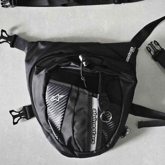 Alpinestars Karbon Detaylı Bacak Çantası