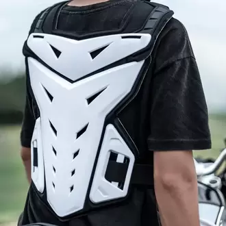 Beyaz Body Armor Tam Koruma | Göğüs | Sırt | Böbrek Korumalı 