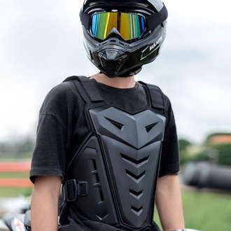 Beyaz Body Armor Tam Koruma | Göğüs | Sırt | Böbrek Korumalı