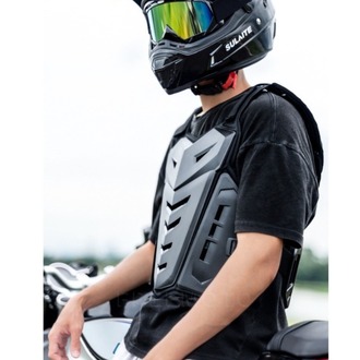 Beyaz Body Armor Tam Koruma | Göğüs | Sırt | Böbrek Korumalı