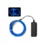 Neon İp Şerit Led Mavi 3M