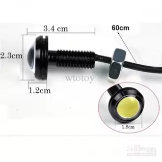 AYNA ALTI LED (KARTAL GÖZÜ) 2'Lİ BEYAZ RENK