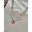 İthal Silver  3’lü Set Kolye 