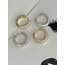 Silver Full Taşlı Halka Küpe 