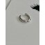 Silver Renkli Yıldız Desen Kıkırdak 