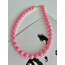 Pembe İri Boncuk Kolye 