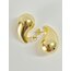 Gold Tear Drop Küpe 